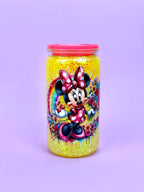 Minnie Mouse Snow Globe Tumbler 16oz — Lid & Straw vertical