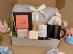 Personalized Gift Box for Him – Writer Set with Journal, Gold Pen, Tea & Chocolate 3