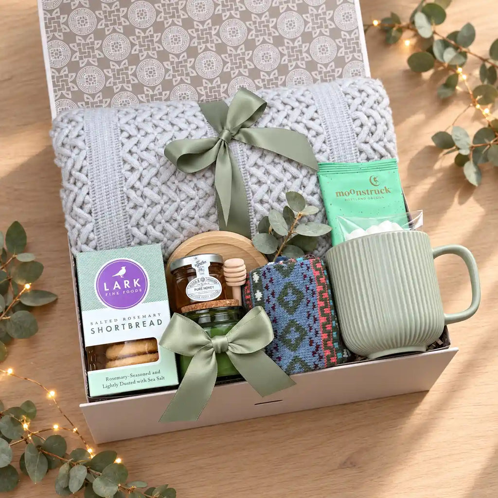 Personalized Holiday Comfort Gift Box for Men