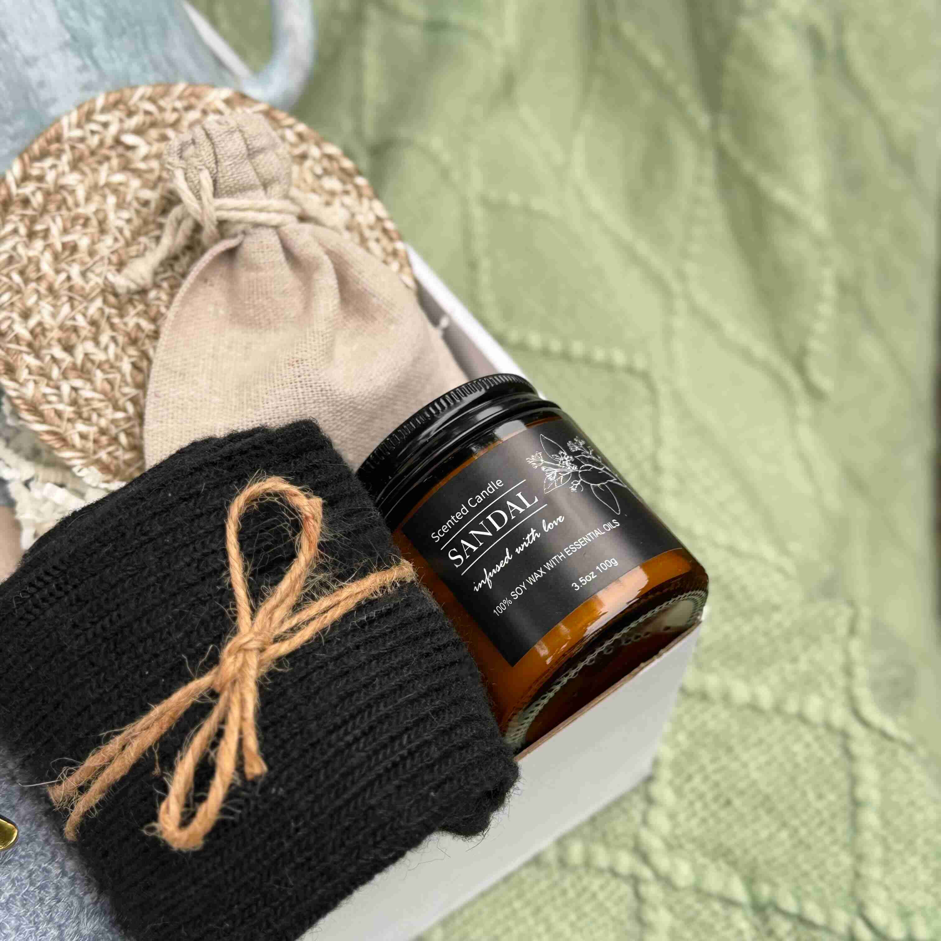 Premium Men’s Gift Box – Blue Cozy Coffee & Relaxation Set for Him 7689