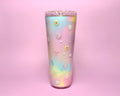 Rainbow Daisies Snow Globe Tumbler 24oz