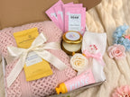 Self Care Gift Baskets for Women – Spa Box with Blanket, Candle, Socks & Pedicure Kit 3
