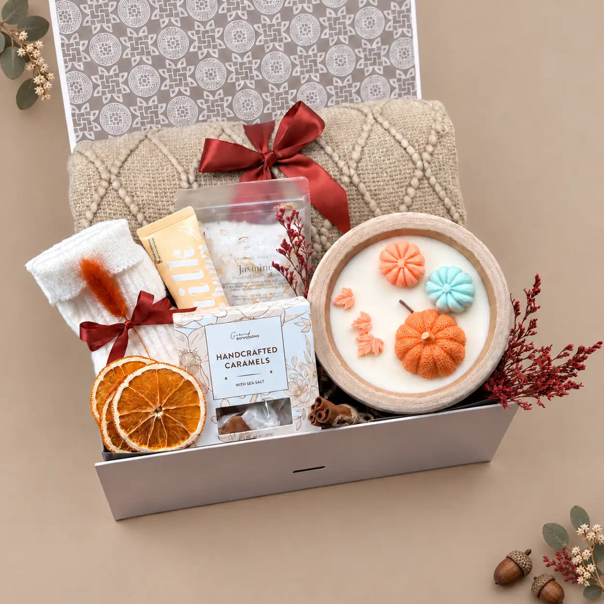 Sending A Hug Gift Set – Cozy Fall Comfort for Her
