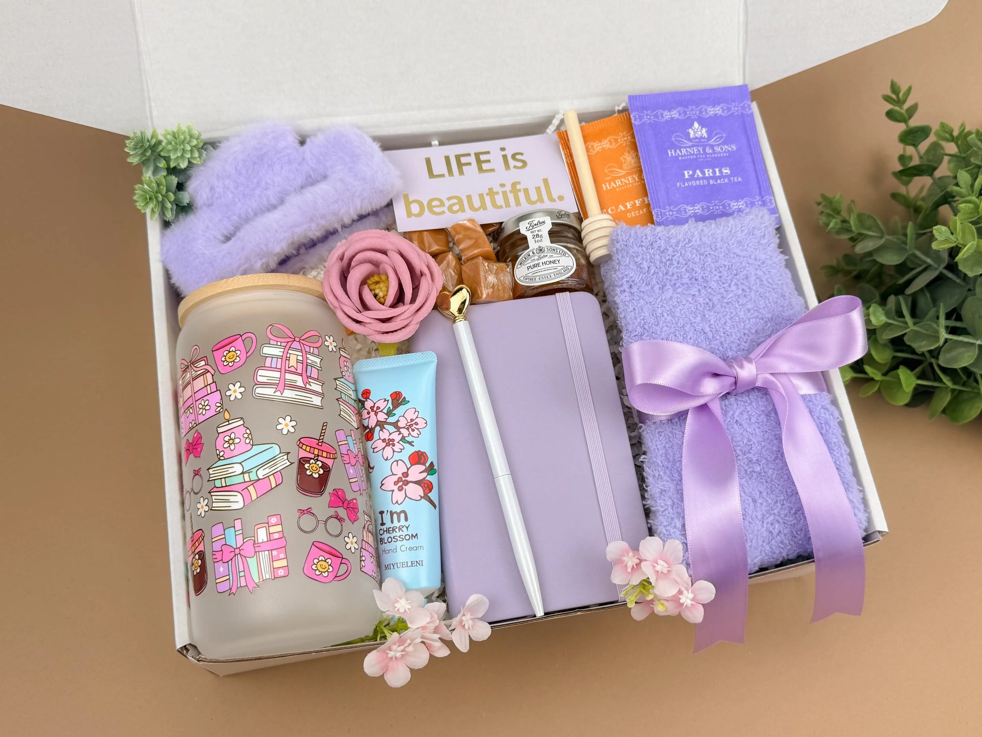 lavender plant gift basket Self Care Gift Baskets