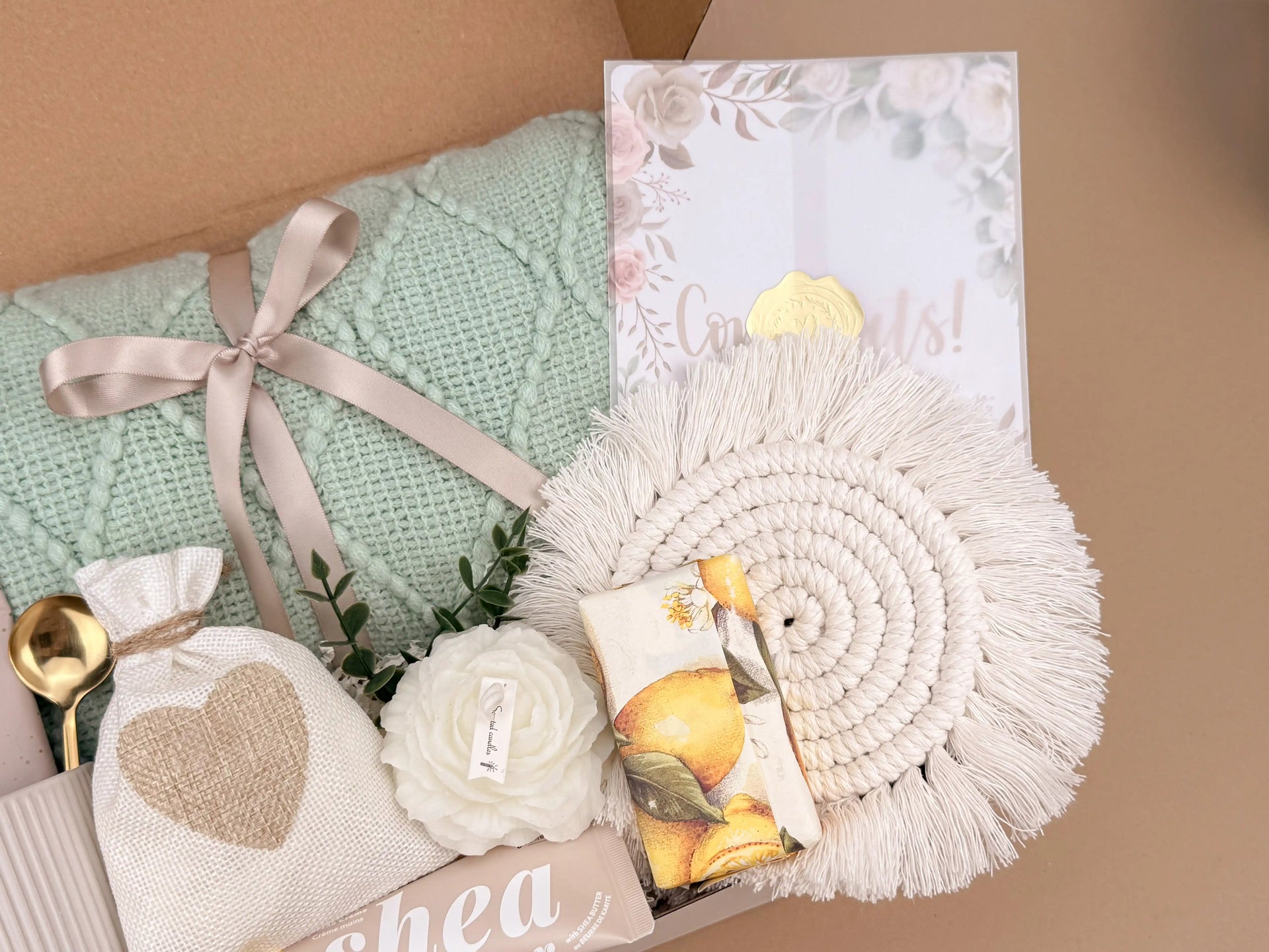 Snuggle Sip Gift Box – Cozy Gift Basket with Blanket, Mug, Cocoa & Hand Cream Set | Human-to-Human Connection 4