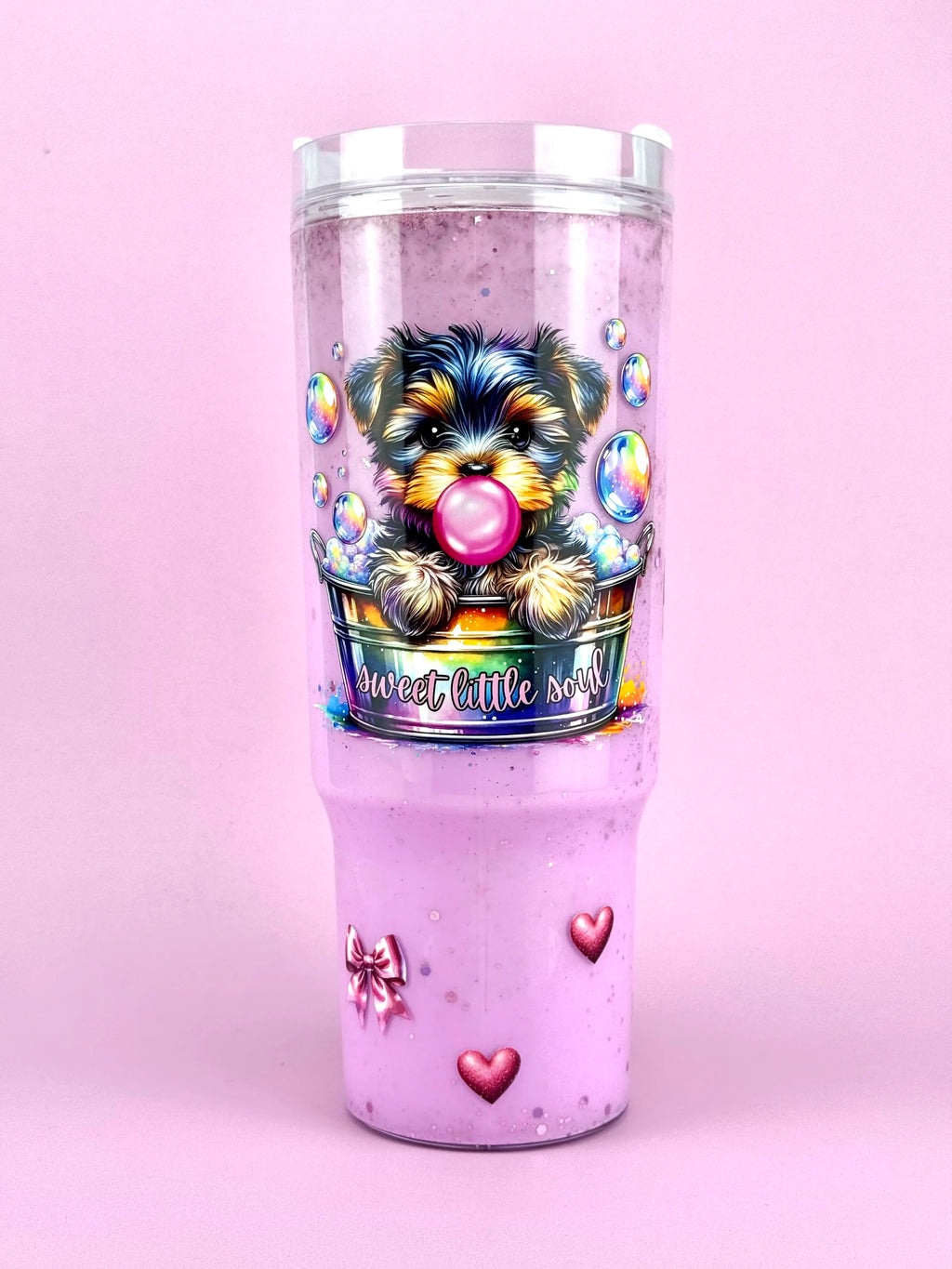 Sweet Dog Mama Gift Snow Globe Cup 24oz