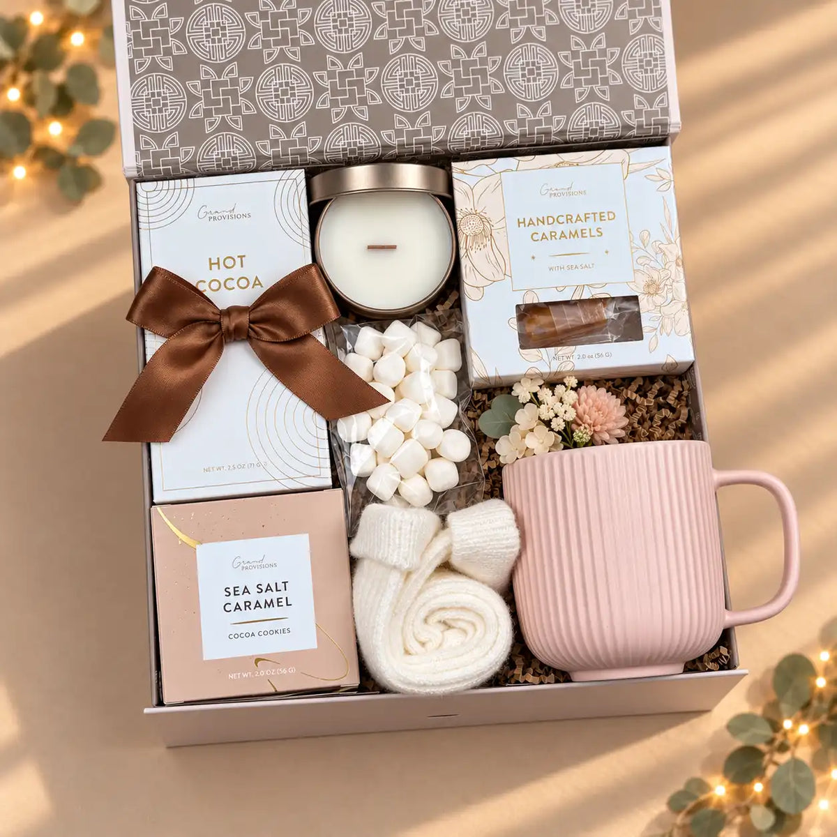 Thank You Gift Basket For Her Relaxing Break