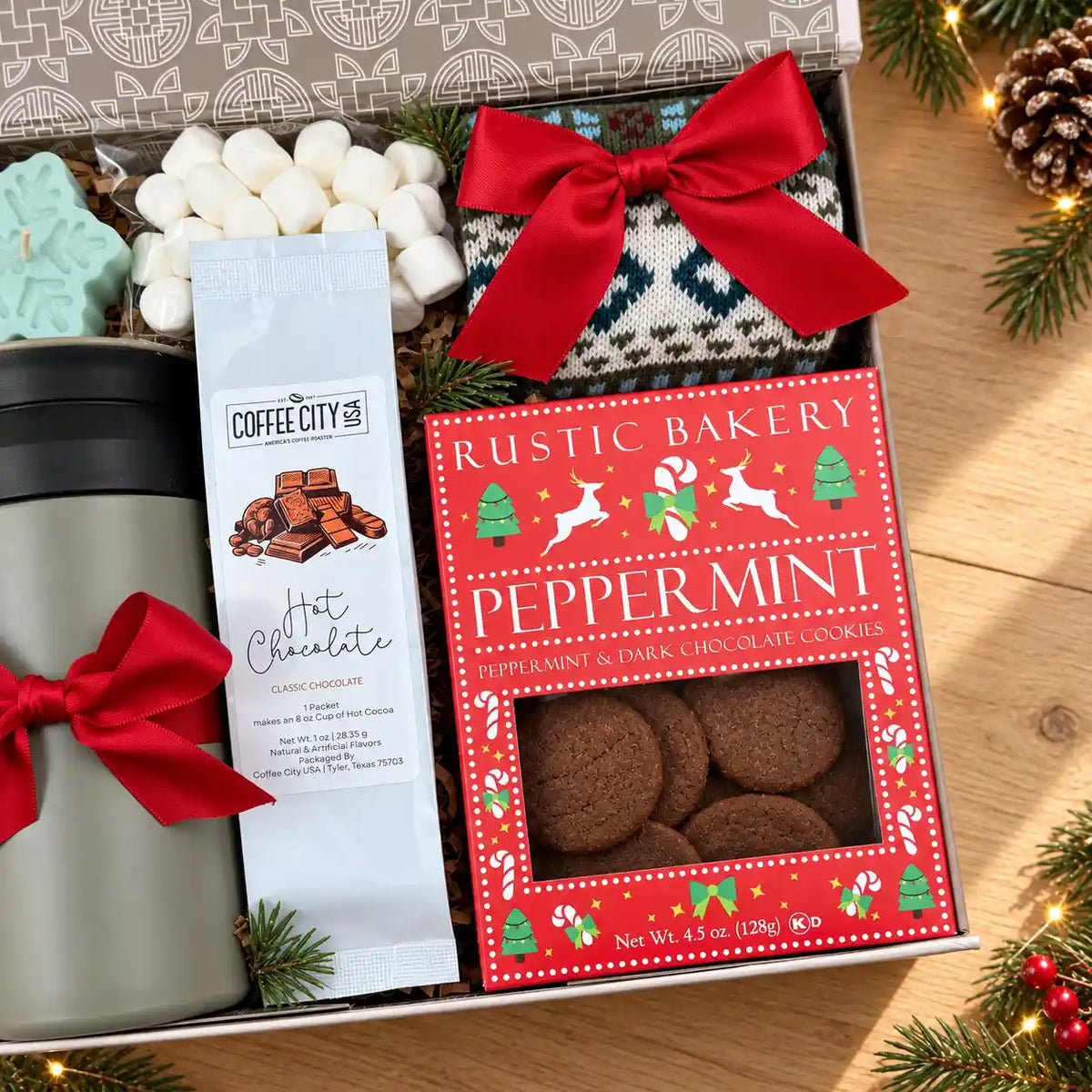 Warm Wishes Unique Christmas Gift Basket 3