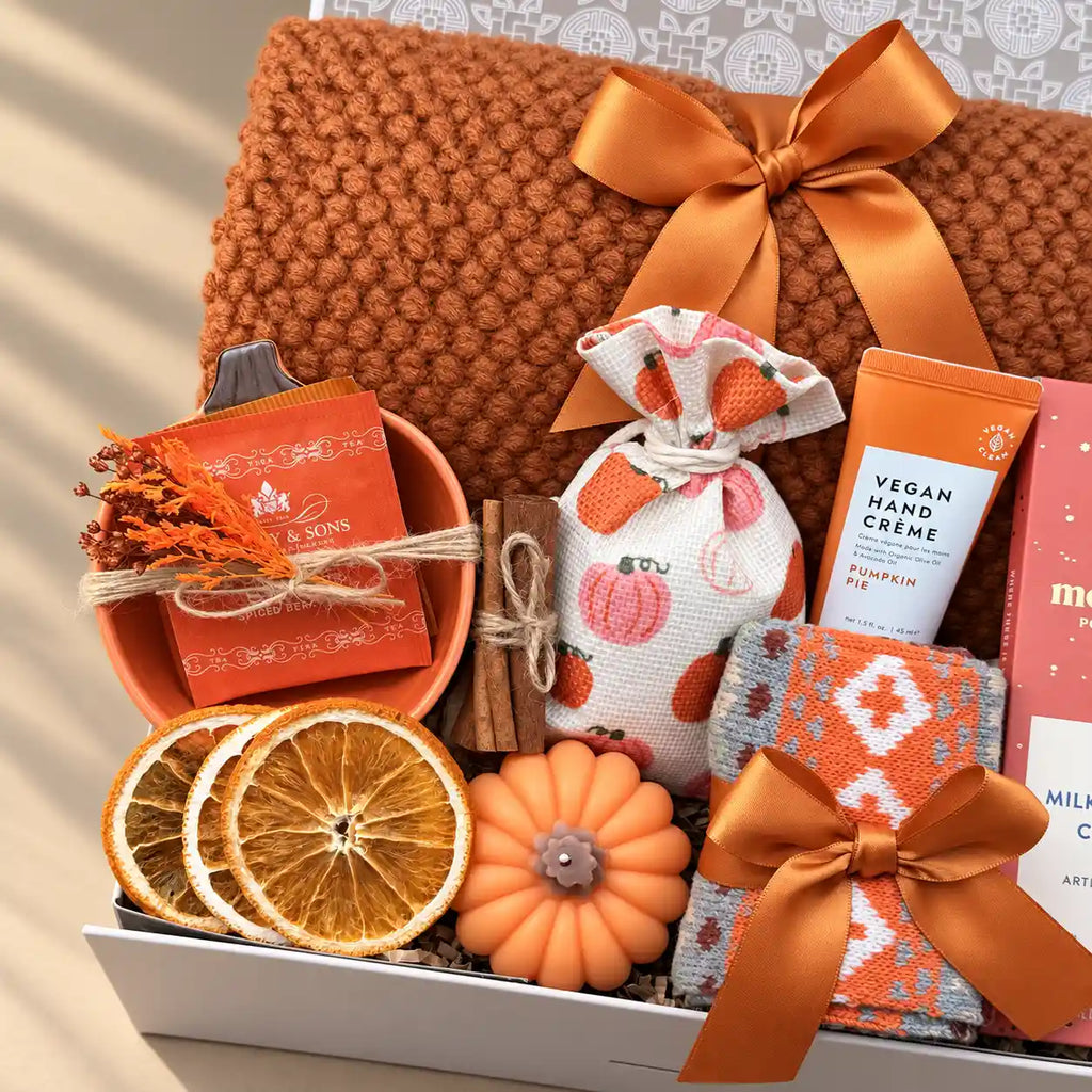 Women's Thanksgiving Gift Basket Fall Comfort Pumpkin 2
