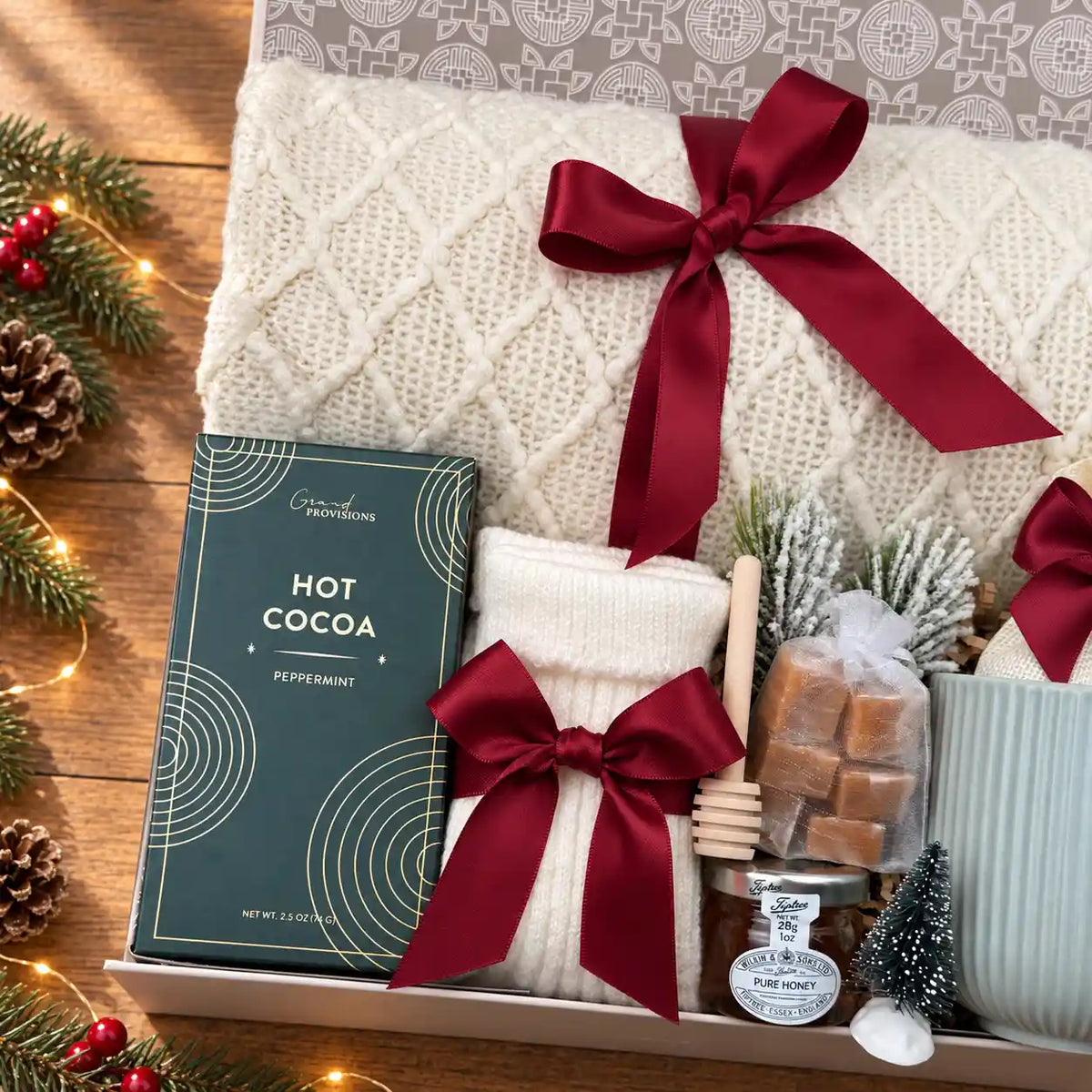 Women's Warm Winter Christmas Gift Basket 2