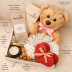 Valentine’s Day Gift for Her Cozy Luxury Relaxation Box Self Care Pampering Birthday Anniversary Present for Women Labels