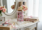 Bookish Coquette Glass Cup