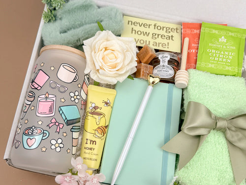 Self Care Gift Boxes – Tea Sampler & Tumbler Set for Her 2
