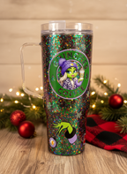 Grinch Sparkle Tumbler