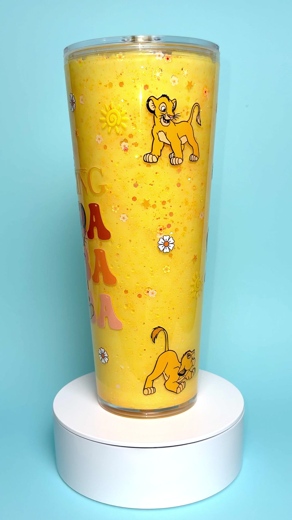 Simba Lion Snow Globe Tumbler 24oz video