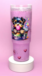 Sweet Dog Mama Gift Snow Globe Cup 40oz