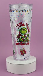 Grinch Lava Drip Snow Globe Cup 24oz Video