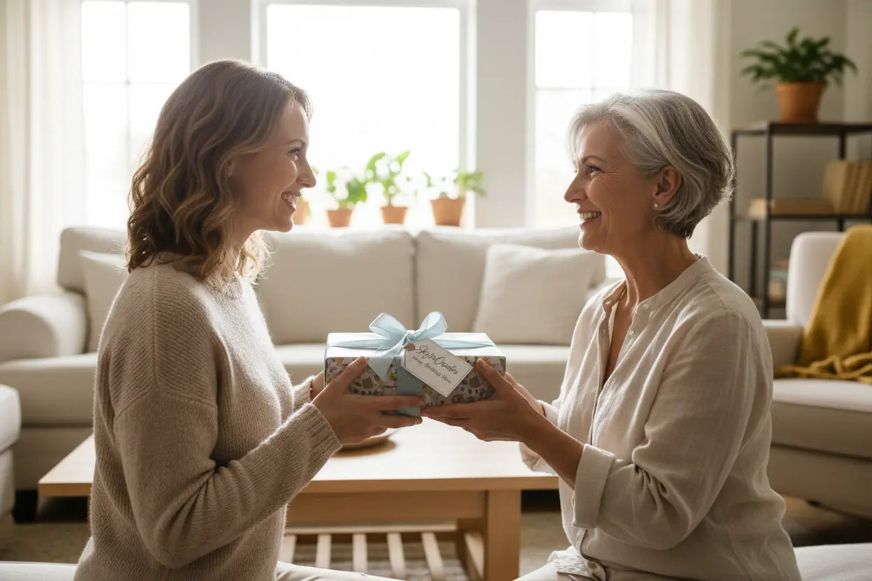 Gift box mother daughter moment