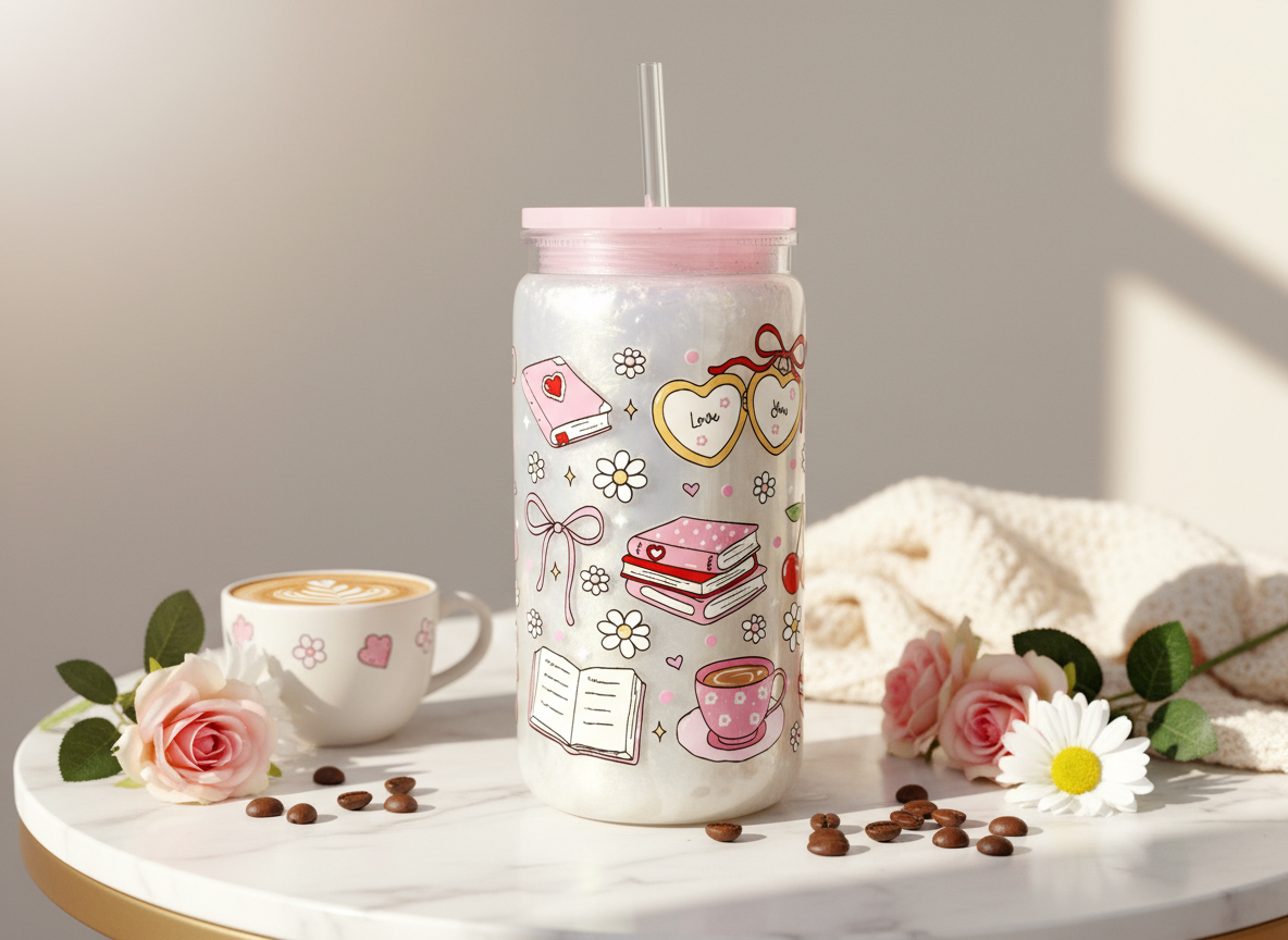 Snow Globe Acrylic Tumbler Bloom & Brew