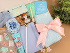 Tranquil Blue Gift Box – Handmade Cozy Self-Care Set with Tumblers & Tea, Perfect for Relaxation Image 4